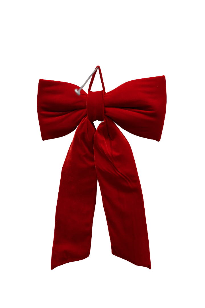 XMAS FUNDITA DECORATIVA ROSIE DIN CATIFEA 50X75 CM