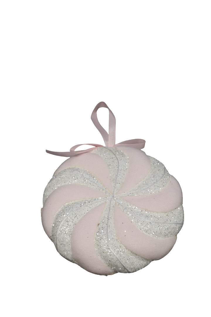 XMAS ORNAMENT DE AGATAT ACADEA ROZ CU FUNDITA 50755W