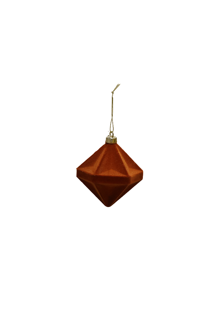 XMAS GLOB MARO DIN PLASTIC CU CATIFEA, MOD DIAMANT 16142B