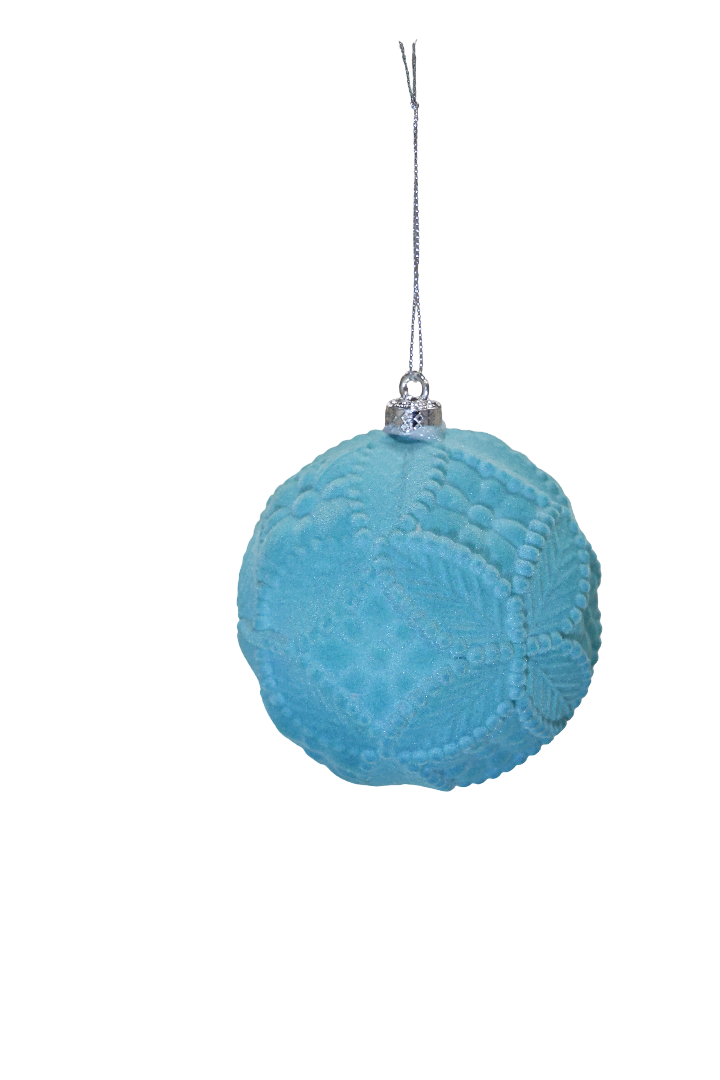XMAS GLOB 10 CM TURCOAZ DIN PLASTIC CU CATIFEA 16097LB10