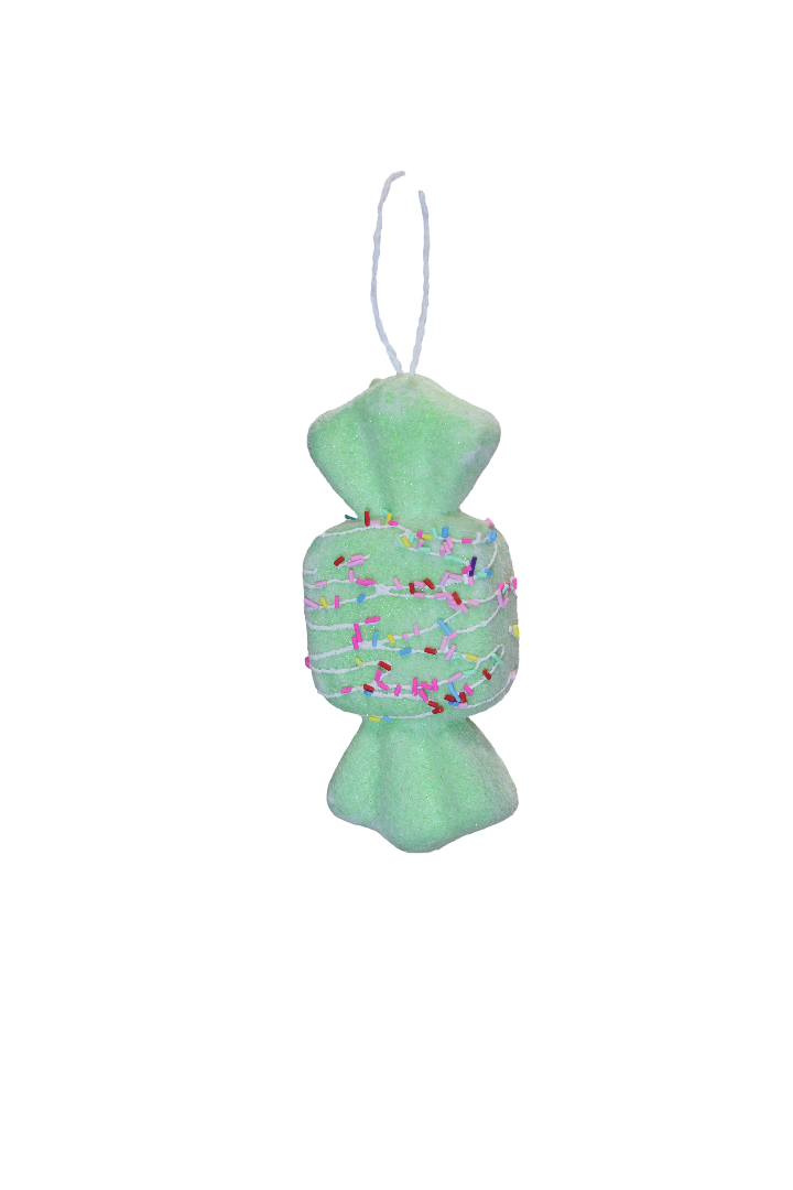 XMAS ORNAMENT DE AGATAT BOMBOANA VERDE 50716KLG