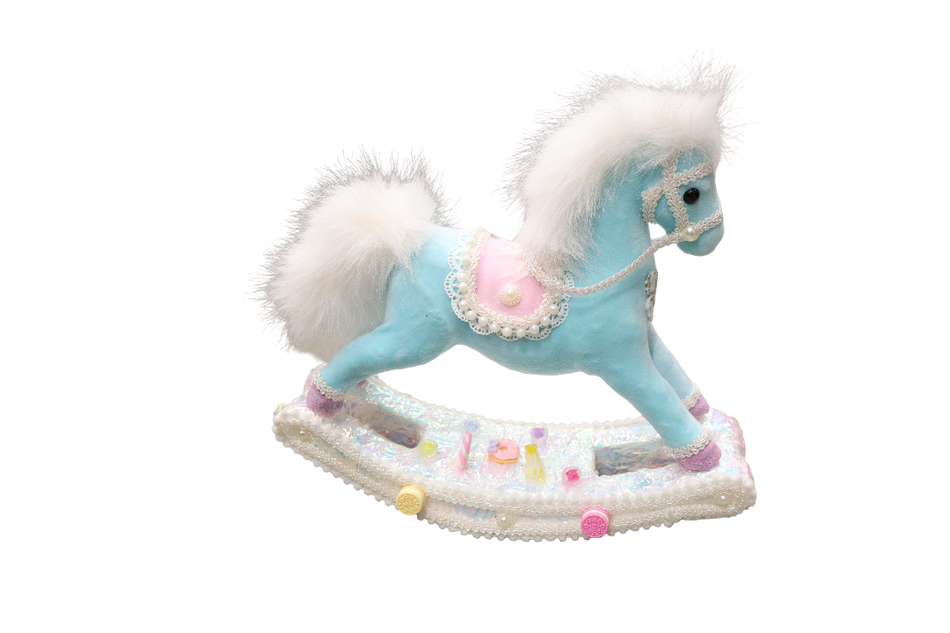 XMAS FIGURINA BALANSOAR CU CALUT MODEL CANDY PLASTIC PLUSAT