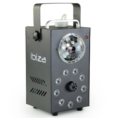 Mașină de fum cu efect Astro RGB, 700 W, telecomandă wireless Ibiza Light FOGGY-ASTRO
