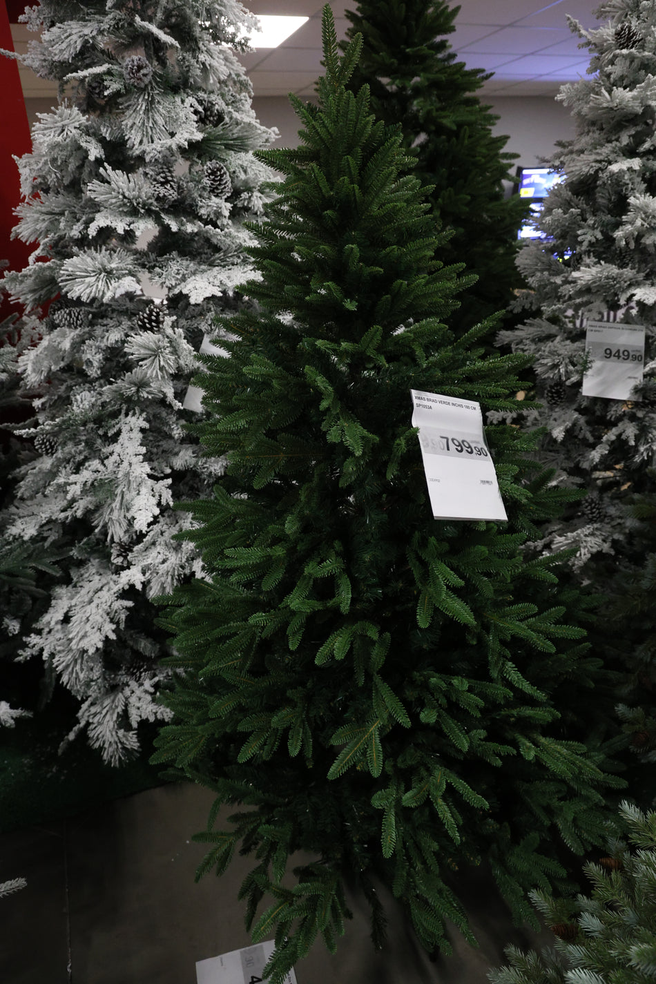 XMAS BRAD VERDE INCHIS 180 CM SP1053A
