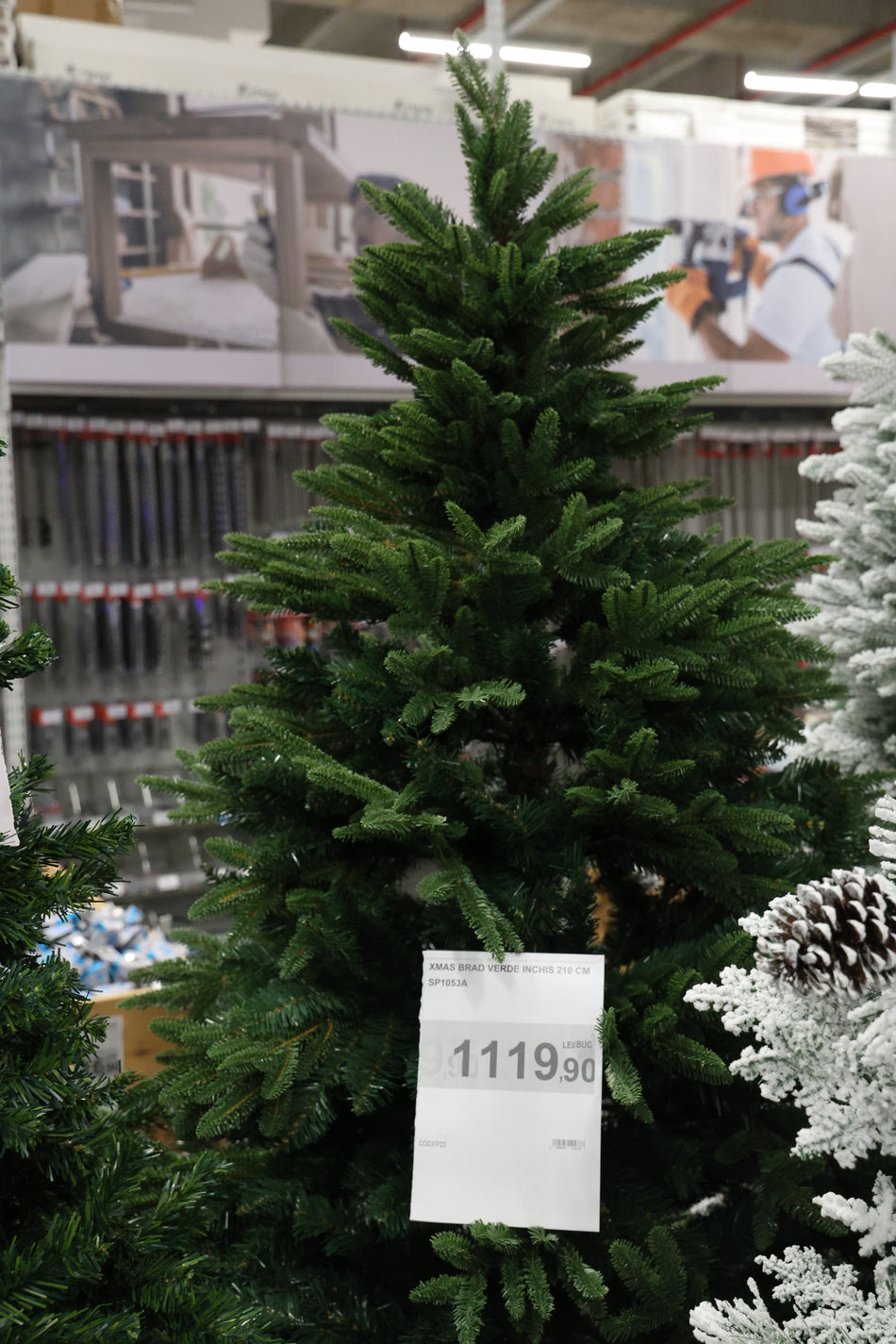 XMAS BRAD VERDE INCHIS 210 CM SP1053A