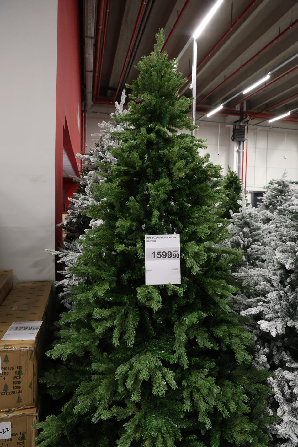 XMAS BRAD VERDE DESCHIS 240 CM SP2369