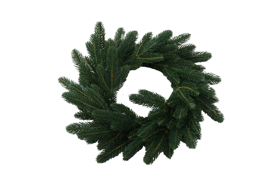 XMAS CORONITA BRAD VERDE 40 CM SQ2211