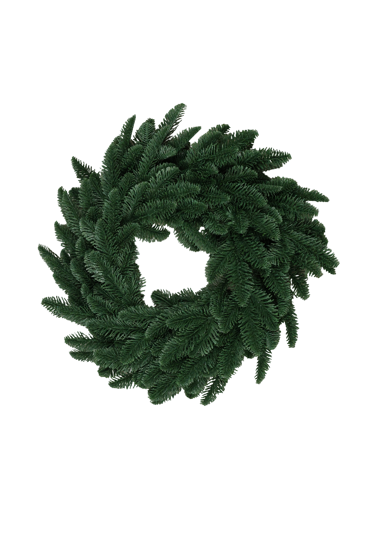 XMAS CORONITA BRAD VERDE 50 CM SQ2107
