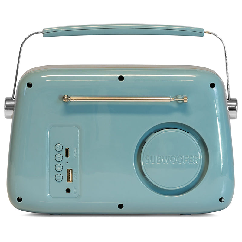 Radio FM portabil cu Bluetooth, USB și AUX retro Madison