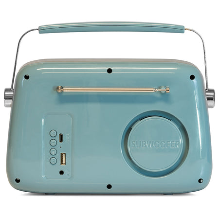 Radio FM portabil cu Bluetooth, USB și AUX retro Madison