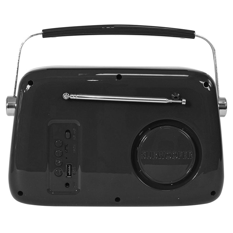 Radio FM portabil cu Bluetooth, USB și AUX retro Madison