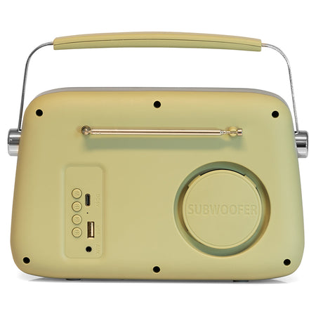 Radio FM portabil cu Bluetooth, USB și AUX retro Madison