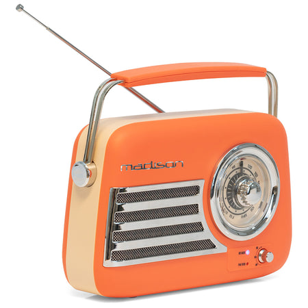 Radio FM portabil cu Bluetooth, USB și AUX retro Madison