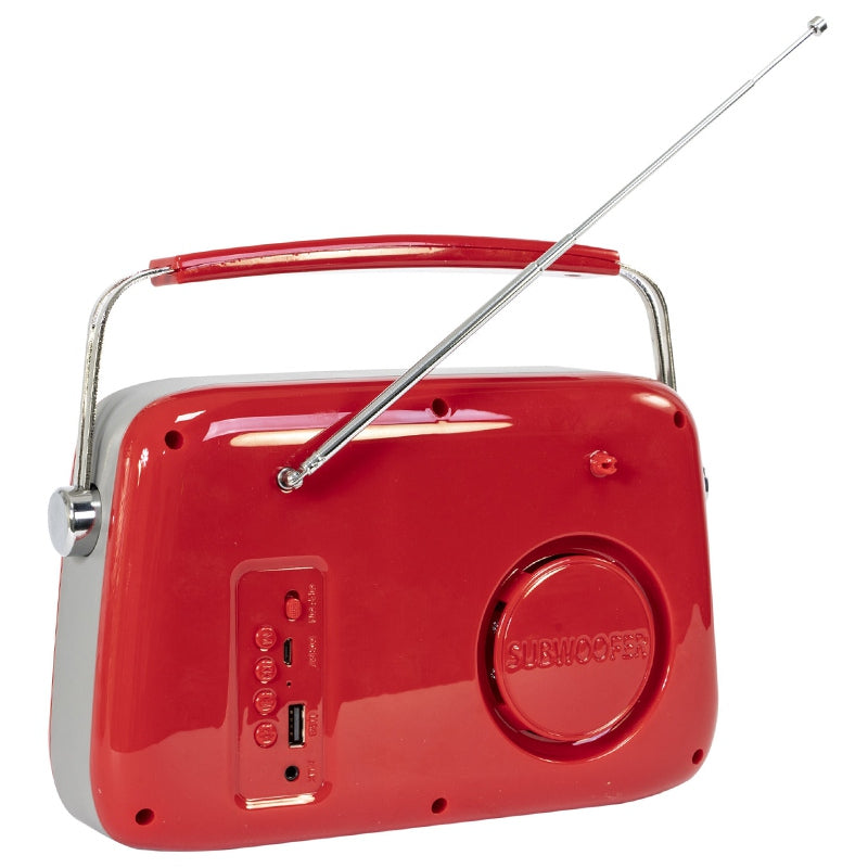 Radio FM portabil cu Bluetooth, USB și AUX retro Madison