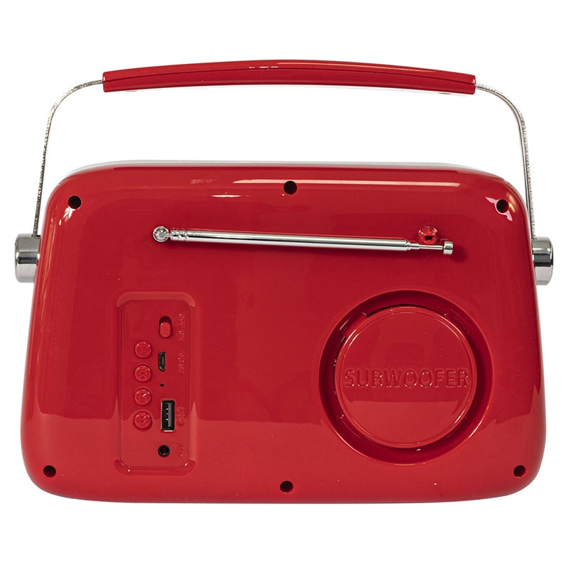 Radio FM portabil cu Bluetooth, USB și AUX retro Madison