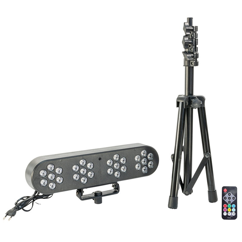 Led Bar 4x7x1w Rgbw + Trepied