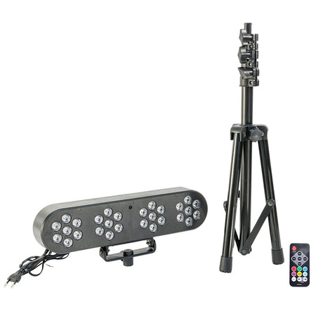 Led Bar 4x7x1w Rgbw + Trepied