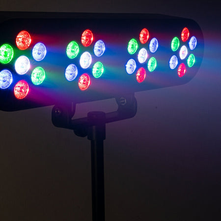 Led Bar 4x7x1w Rgbw + Trepied