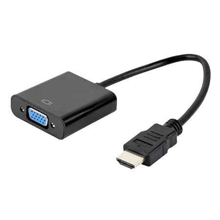 Adaptor HDMI tată la VGA mamă, 1920 × 1080, 15 cm, Gembird G-AHDMIVGA04