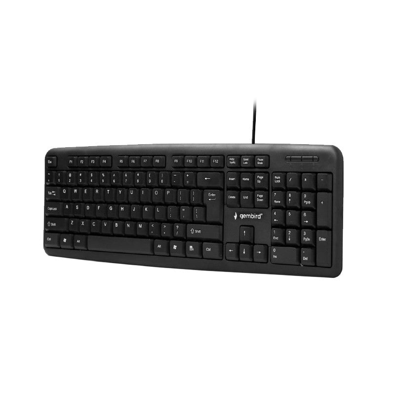Tastatură standard USB cu 104 taste, cu fir, Gembird G-KBU103