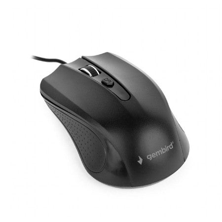 Mouse optic 1200 DPI cu fir USB, design ergonomic, Gembird G-MUS4B01