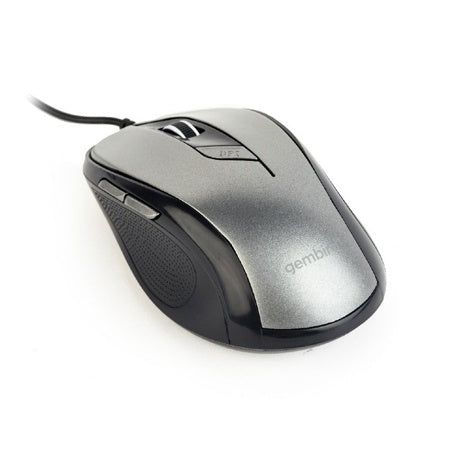 Mouse optic 1600 DPI cu USB, ergonomic, Gembird G-MUS6B01BG