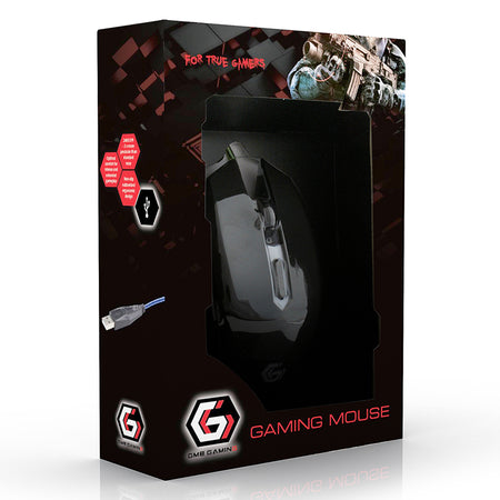 Mouse gaming 2400 DPI ambidextru Gembird G-MUSG001R