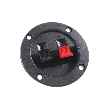 Conector boxă 2 contacte rotund, montare pe panou GNI0238
