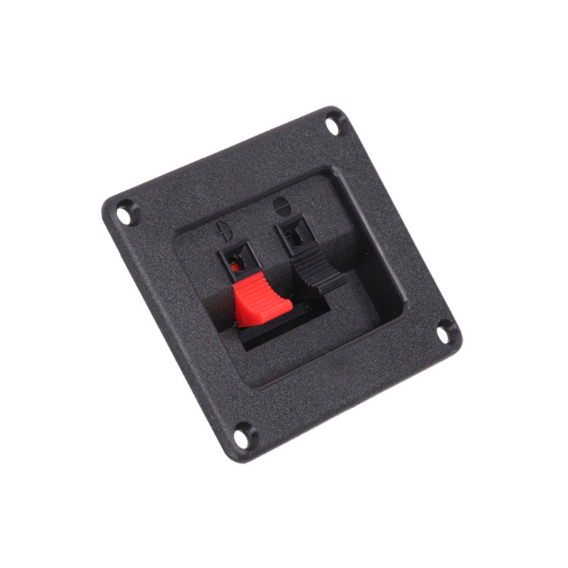 Conector boxă 2 contacte dreptunghiular, montare pe panou GNI0239