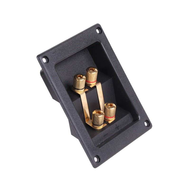 Conector boxă 4 terminale gold dreptunghiular GNI0242