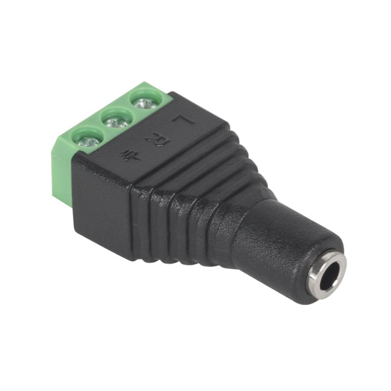 Mufă jack 3.5 mm mamă rapidă, stereo cu șurub GNI0276