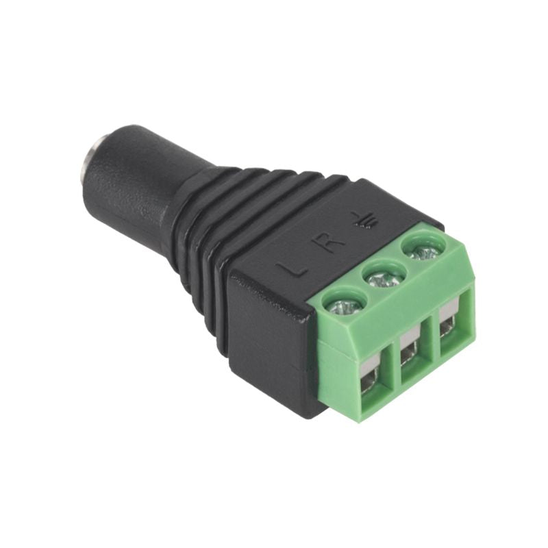 Mufă jack 3.5 mm mamă rapidă, stereo cu șurub GNI0276
