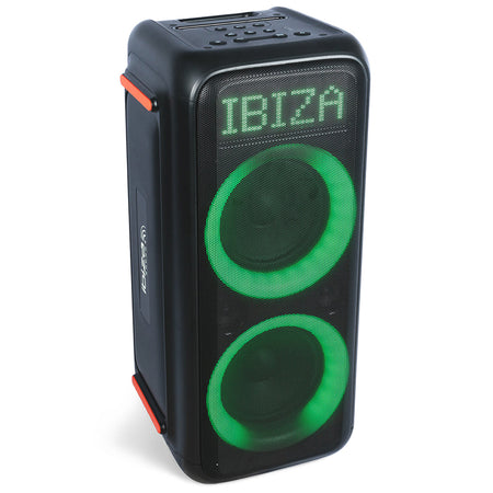 Boxă portabilă 2 × 8" 300 W TWS BT LED Ibiza Sound GRAFFIK600