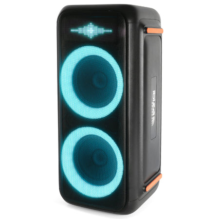 Boxă portabilă 2 × 8" 300 W TWS BT LED Ibiza Sound GRAFFIK600