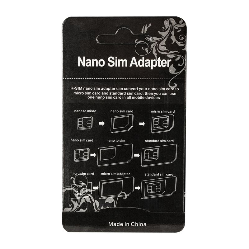Adaptor nano micro SIM 3 în 1 universal GSM0517