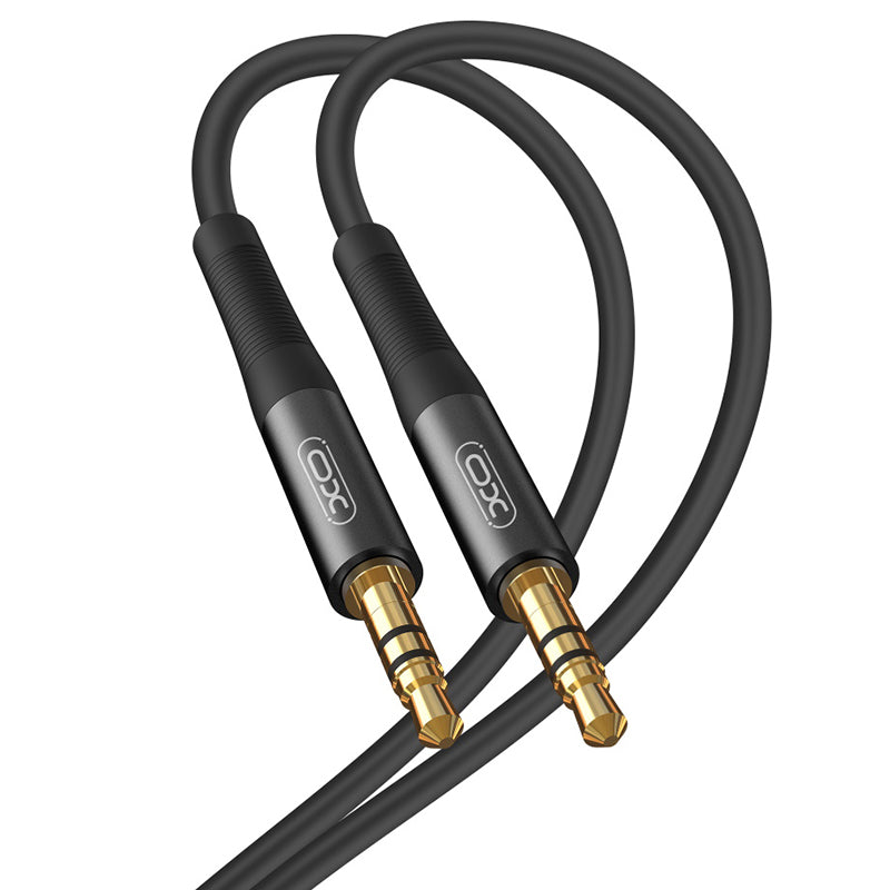 Cablu jack tata 3,5 mm la jack tata 3,5 mm 1 m negru Xo GSM108003