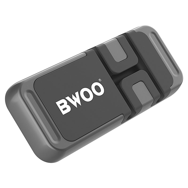 Suport magnetic negru pentru cabluri auto cu adeziv 3M Bwoo GSM118291