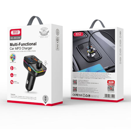 Modulator FM cu 2×USB și Bluetooth, încărcare rapidă PD, Xo GSM168529