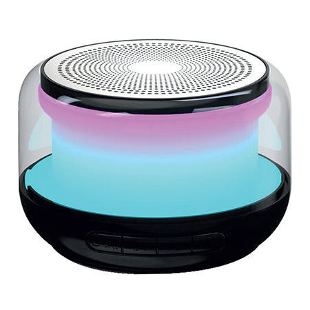 Boxă Bluetooth 5W cu RGB și FM, portabilă, negru Setty GSM171585