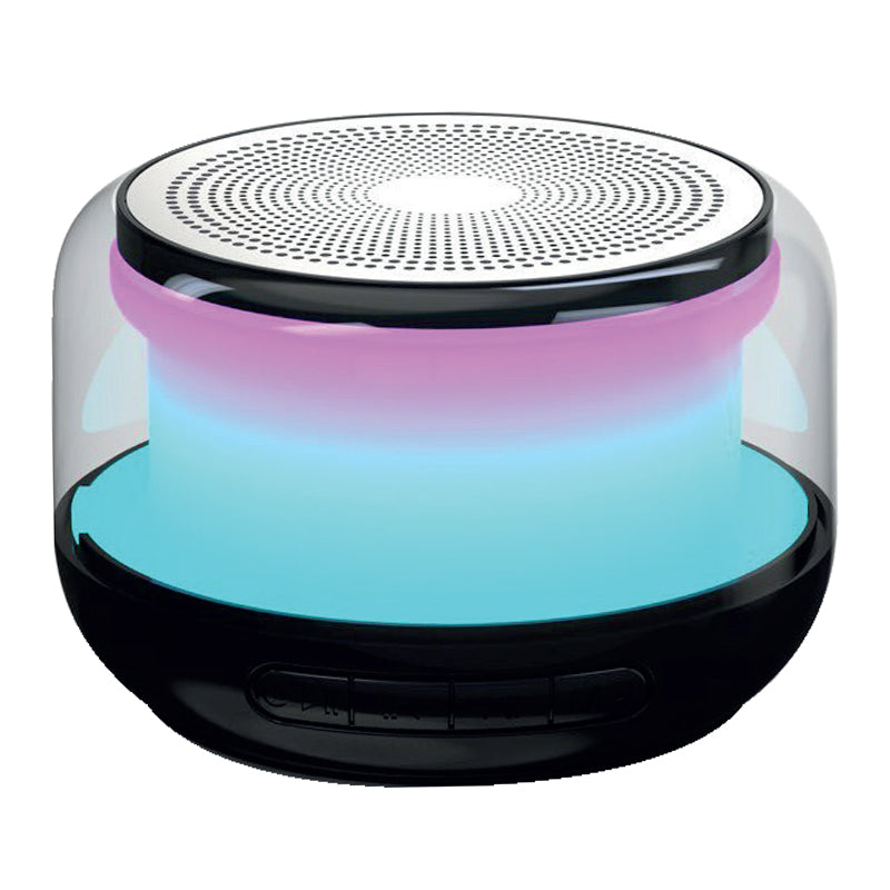 Boxă Bluetooth 5W cu RGB și FM, portabilă, negru Setty GSM171585