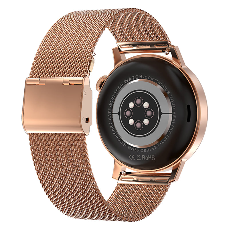 Smartwatch Vive4 SB-350 roz auriu, Bluetooth, IP68, Forever GSM176445