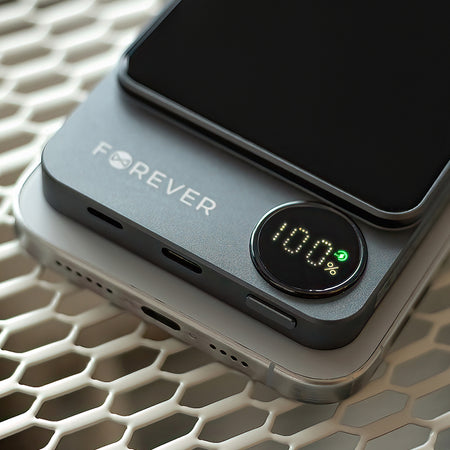 Power bank magnetic 5000 mAh cu incarcare wireless PD+QC, 20 W GSM181434