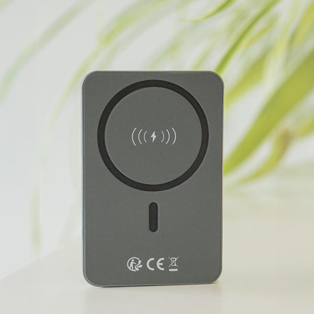 Power bank magnetic 5000 mAh cu incarcare wireless PD+QC, 20 W GSM181434