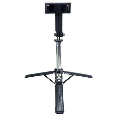 Selfie stick 2 în 1 cu trepied, Bluetooth și telecomandă - Forever GSM182155