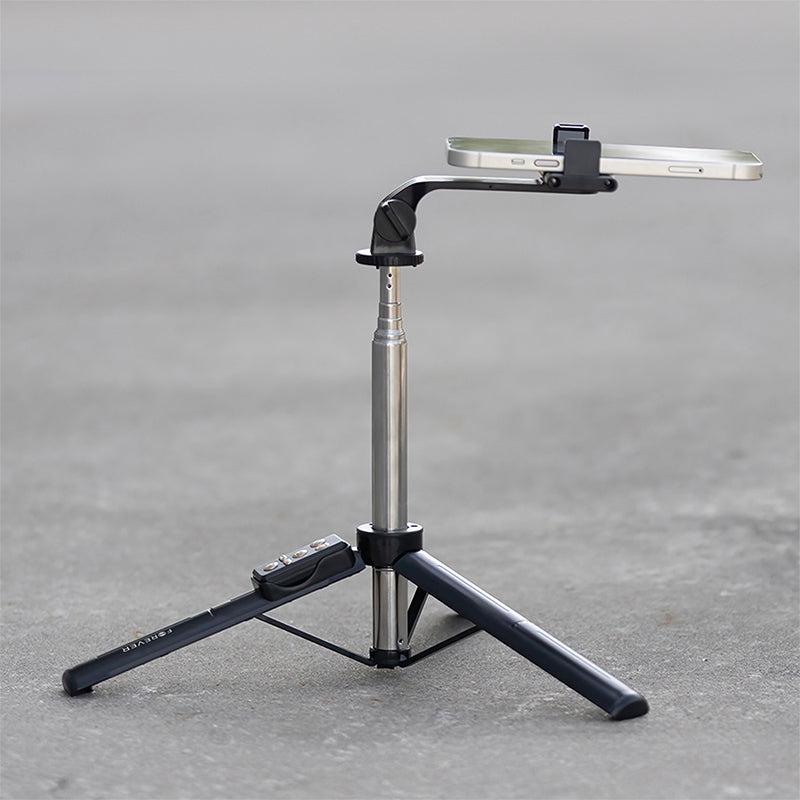 Selfie stick 2 în 1 cu trepied, Bluetooth și telecomandă - Forever GSM182155