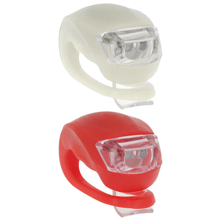 Set LED-uri bicicletă față-spate, rezistență apă IP54, Forever light GSM182474