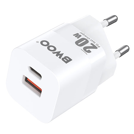 Încărcător rețea 20 W USB-C/USB cu încărcare rapidă Bwoo GSM183268