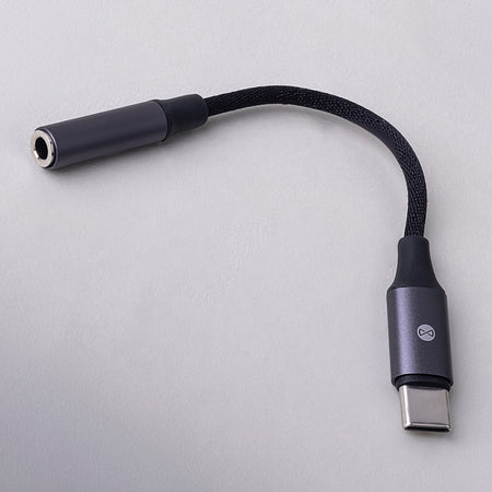 Adaptor audio USB-C la jack 3.5 mm, stereo, negru, Forever GSM184537