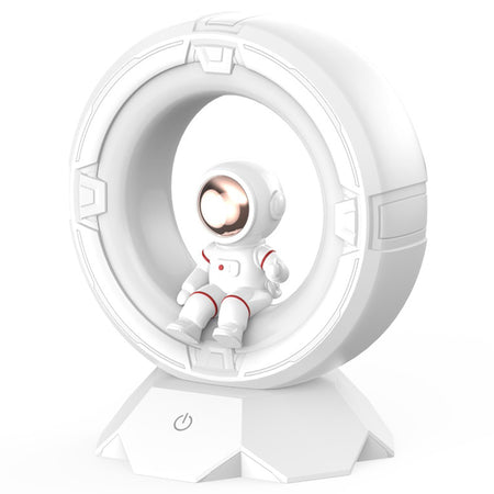 Veioză LED astronaut cu acumulator 1200 mAh, alb Xo GSM188248