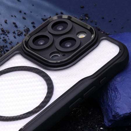 Husă protecție Carbon Defender Mag Samsung S25 Ultra negru GSM191253